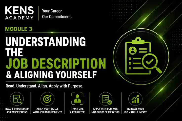 Module 3 - Understanding the Job Description and Aligning Yourself