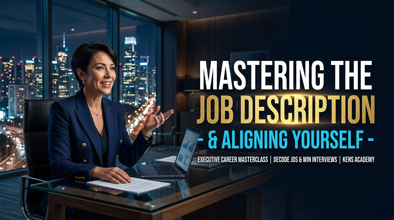 Module 3 - Understanding the Job Description & Aligning Yourself - V2